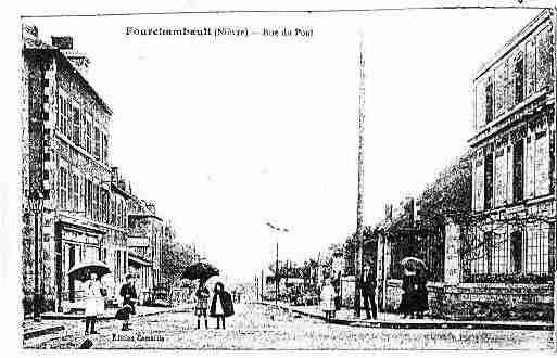 Ville de FOURCHAMBAULT Carte postale ancienne Ville de FOURCHAMBAULT Carte postale ancienne