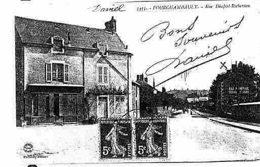 Ville de FOURCHAMBAULT Carte postale ancienne