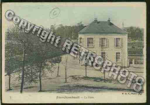 Ville de FOURCHAMBAULT Carte postale ancienne