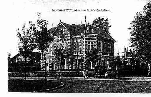 Ville de FOURCHAMBAULT Carte postale ancienne