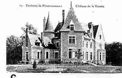 Ville de FOURCHAMBAULT Carte postale ancienne