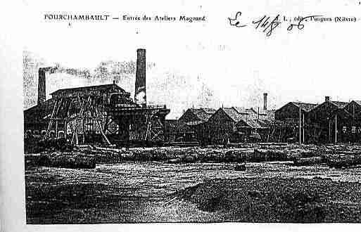 Ville de FOURCHAMBAULT Carte postale ancienne