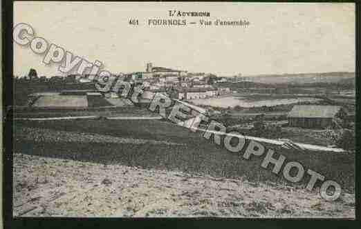 Ville de FOURNOLS Carte postale ancienne