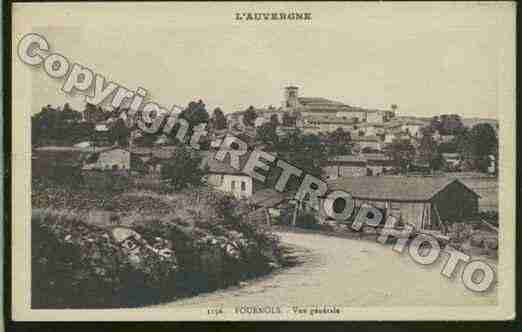 Ville de FOURNOLS Carte postale ancienne