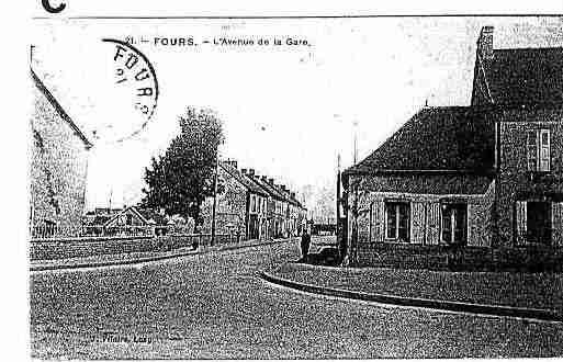 Ville de FOURS Carte postale ancienne