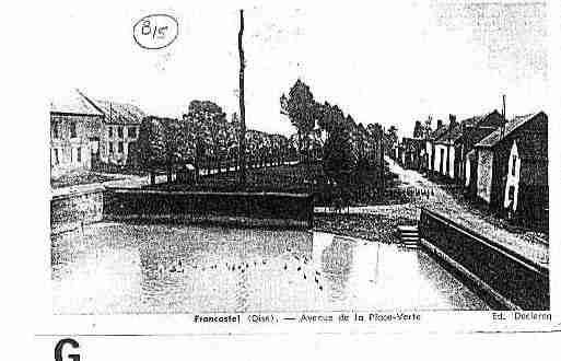 Ville de FRANCASTEL Carte postale ancienne