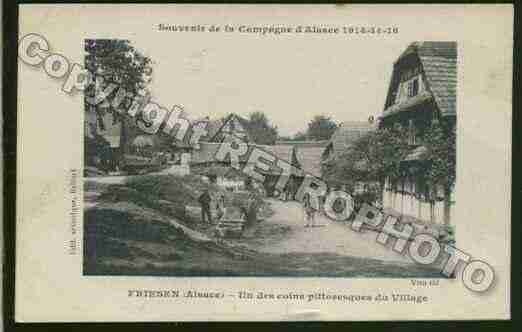 Ville de FRIESEN Carte postale ancienne