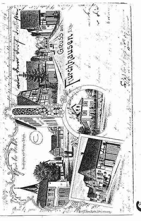 Ville de FURCHHAUSEN Carte postale ancienne