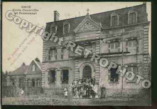 Ville de GACE Carte postale ancienne