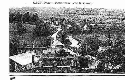 Ville de GACE Carte postale ancienne