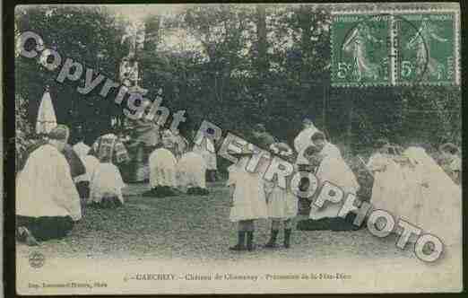 Ville de GARCHIZY Carte postale ancienne