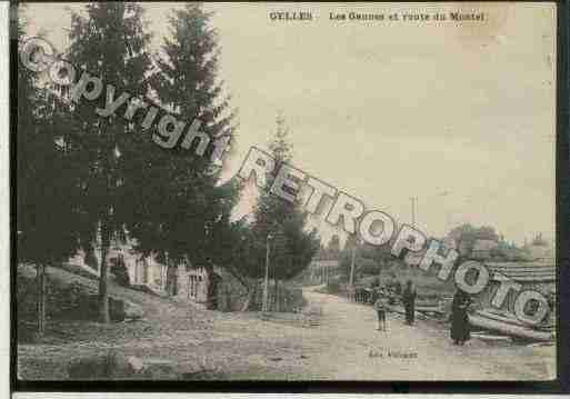 Ville de GELLES Carte postale ancienne