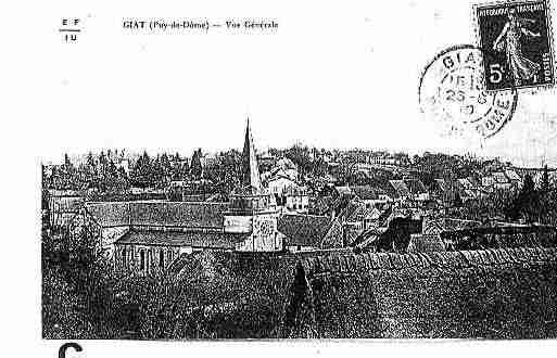 Ville de GIAT Carte postale ancienne