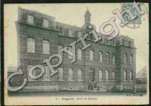 Ville de GLAGEON Carte postale ancienne