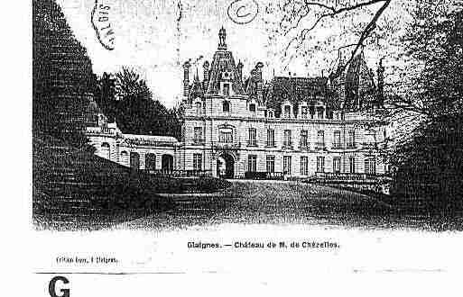 Ville de GLAIGNES Carte postale ancienne