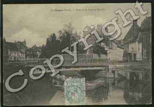 Ville de GORGUE(LA) Carte postale ancienne