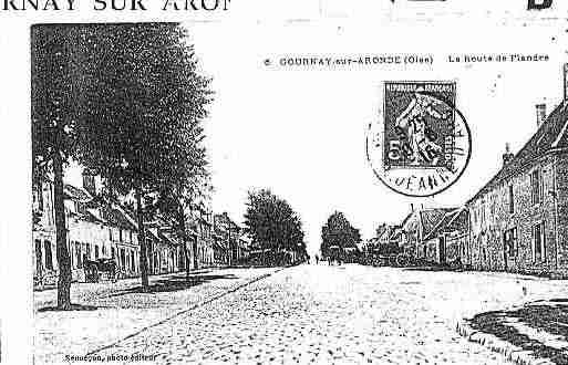 Ville de GOURNAYSURARONDE Carte postale ancienne