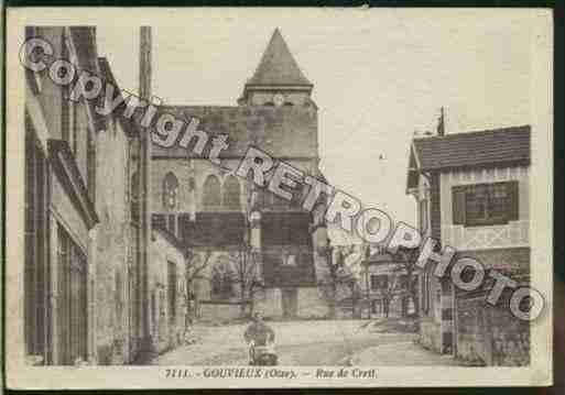 Ville de GOUVIEUX Carte postale ancienne