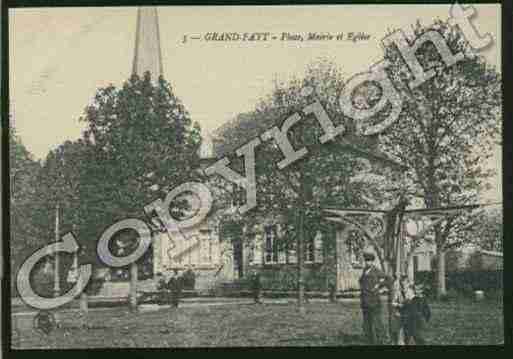 Ville de GRANDFAYT Carte postale ancienne