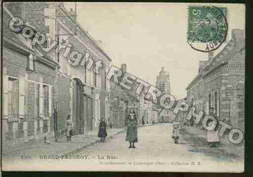 Ville de GRANDFRESNOY Carte postale ancienne