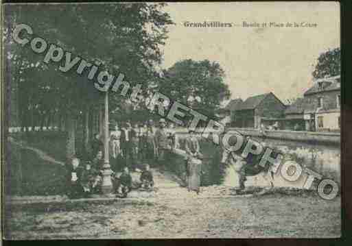 Ville de GRANDVILLIERS Carte postale ancienne