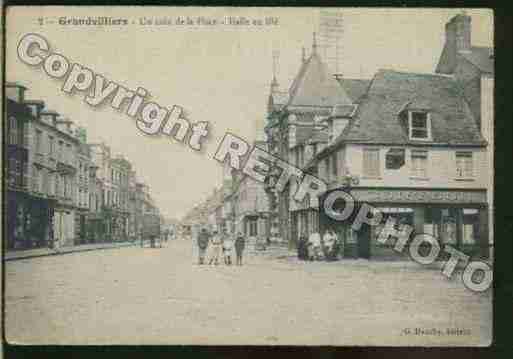 Ville de GRANDVILLIERS Carte postale ancienne