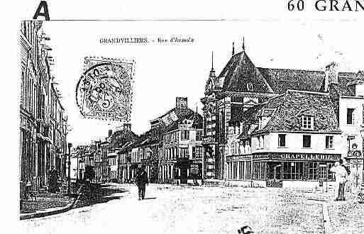 Ville de GRANDVILLIERS Carte postale ancienne