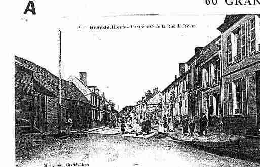 Ville de GRANDVILLIERS Carte postale ancienne