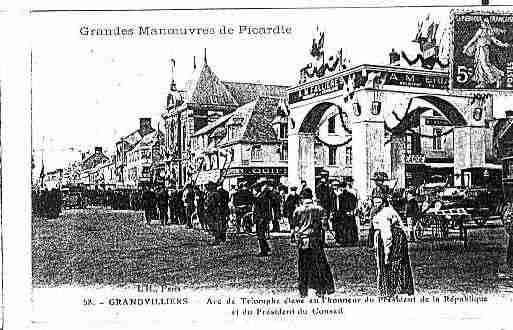 Ville de GRANDVILLIERS Carte postale ancienne