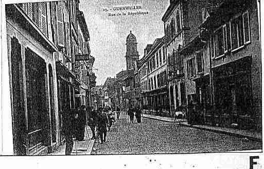 Ville de GUEBWILLER Carte postale ancienne