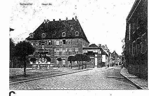 Ville de GUEBWILLER Carte postale ancienne