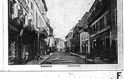 Ville de GUEBWILLER Carte postale ancienne