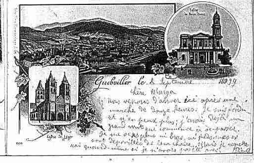 Ville de GUEBWILLER Carte postale ancienne