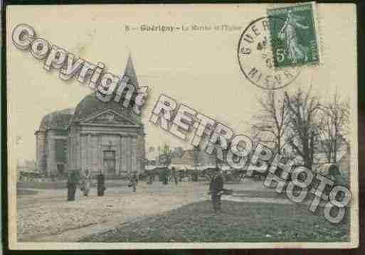 Ville de GUERIGNY Carte postale ancienne