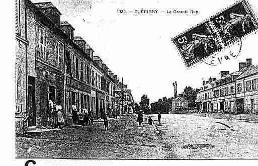 Ville de GUERIGNY Carte postale ancienne