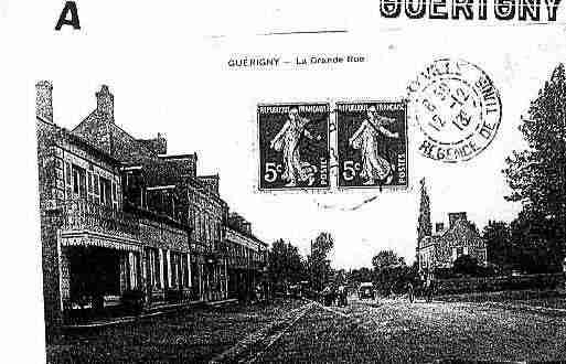 Ville de GUERIGNY Carte postale ancienne