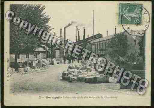 Ville de GUERIGNY Carte postale ancienne