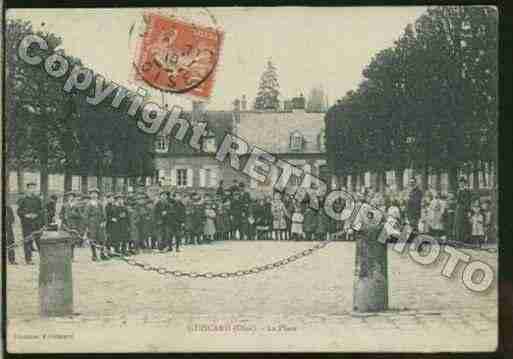 Ville de GUISCARD Carte postale ancienne