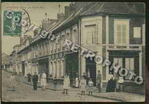 Ville de GUISCARD Carte postale ancienne