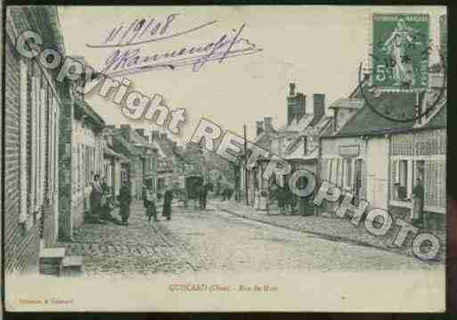 Ville de GUISCARD Carte postale ancienne