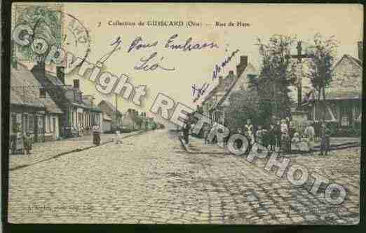Ville de GUISCARD Carte postale ancienne