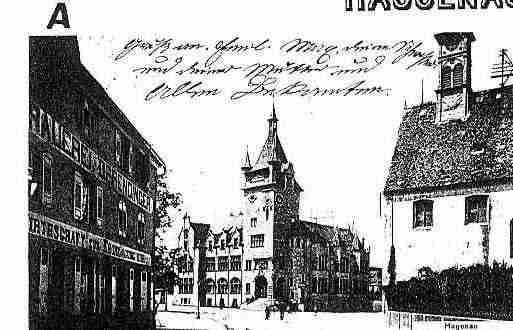 Ville de HAGUENAU Carte postale ancienne