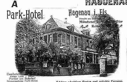 Ville de HAGUENAU Carte postale ancienne