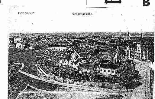 Ville de HAGUENAU Carte postale ancienne