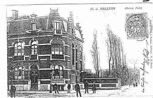 Ville de HALLUIN Carte postale ancienne