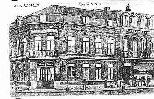 Ville de HALLUIN Carte postale ancienne