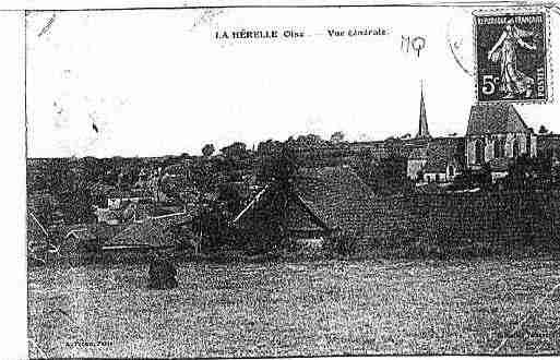 Ville de HERELLE(LA) Carte postale ancienne