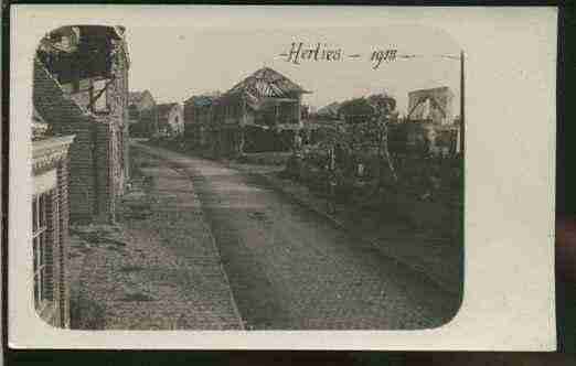 Ville de HERLIES Carte postale ancienne