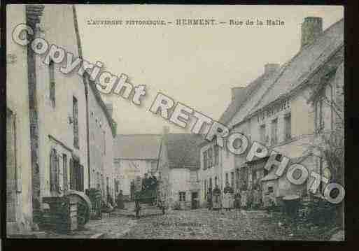 Ville de HERMENT Carte postale ancienne