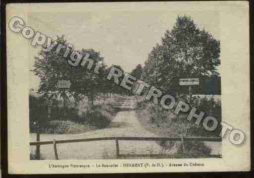 Ville de HERMENT Carte postale ancienne